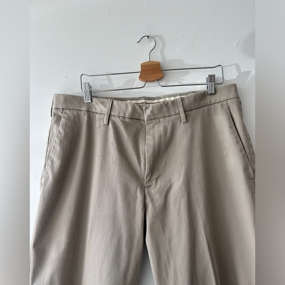 Haggar Khaki Pants - Tan - Flat Front - Pockets - Size:36x30 - Picture 3 of 11